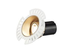 DM201014  Basy A 10 Tridonic Powered 10W 4000K 810lm 36° CRI>90 LED Engine Gold Adjustable Recessed Spotlight, IP20